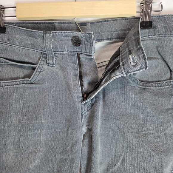 Levi's 511 Jeans Mens 29x30 Medium Wash Gray Denim Skinny Leg Pants Low Rise - Picture 7 of 10